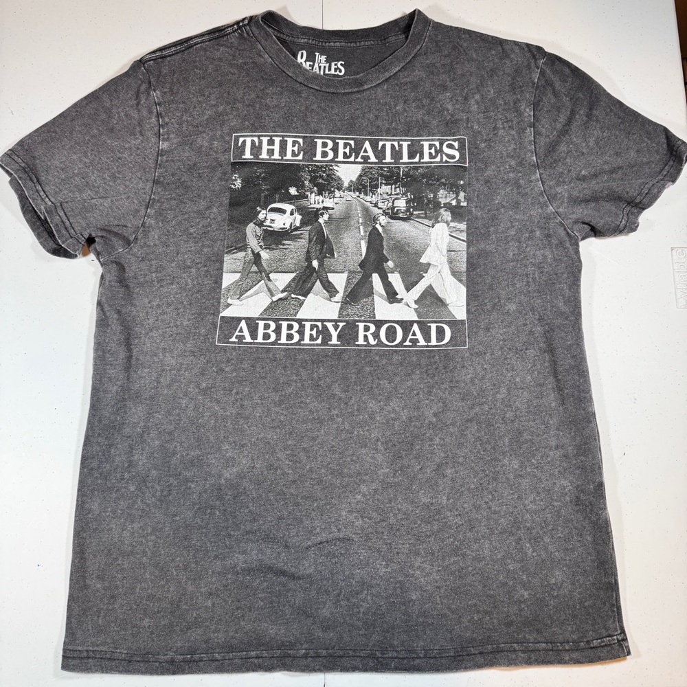 The Beatles Charcoal Graphic Tee
